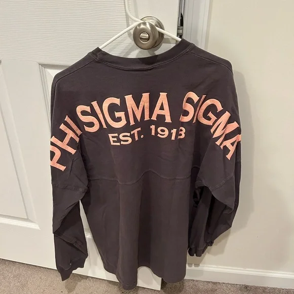 Phi Sigma Sigma Gray Long Sleeve Shirt - Picture 6 of 6